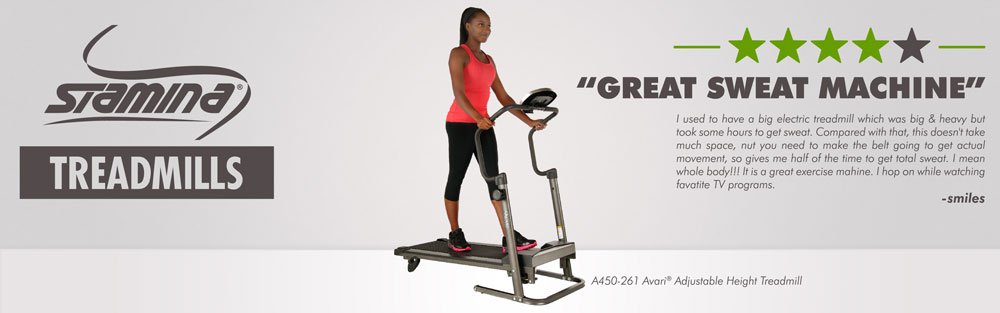 AVARI® ADJUSTABLE HEIGHT TREADMILL